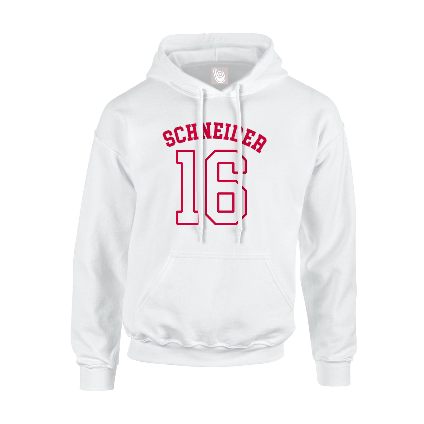 Hoodie — Shirsey Arch in White