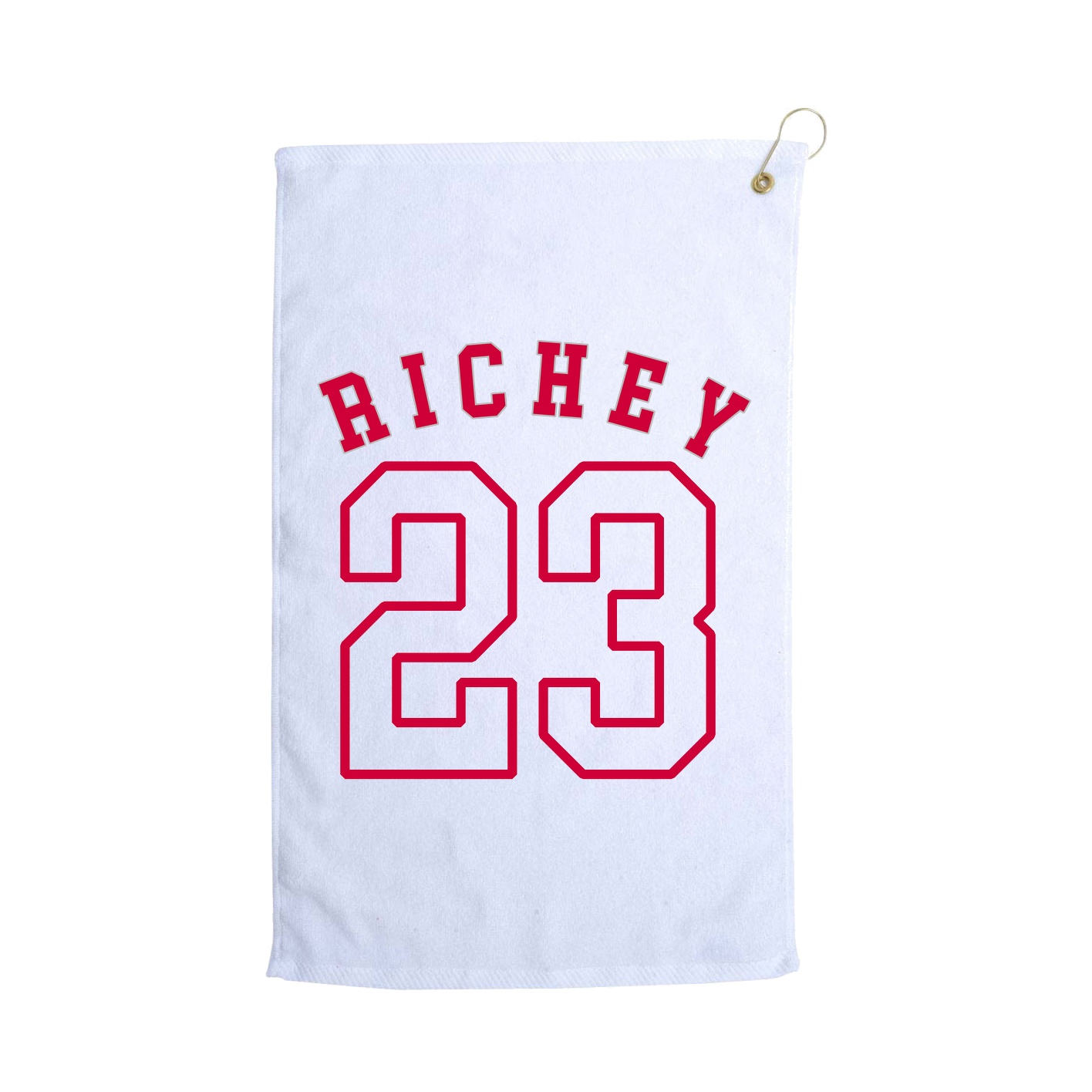 Golf Towel — Shirsey Arch in White