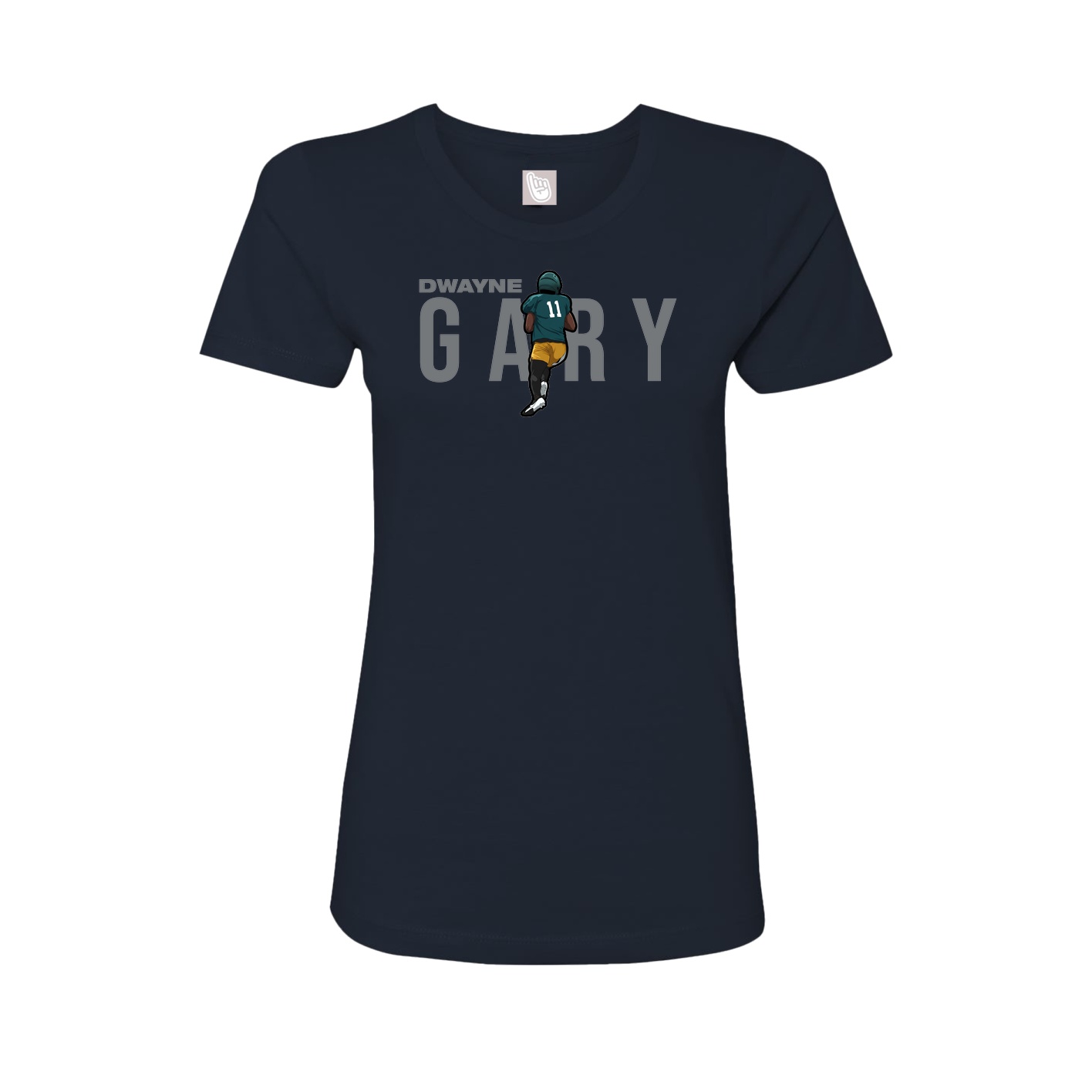Womens Tee — Player Name in Navy