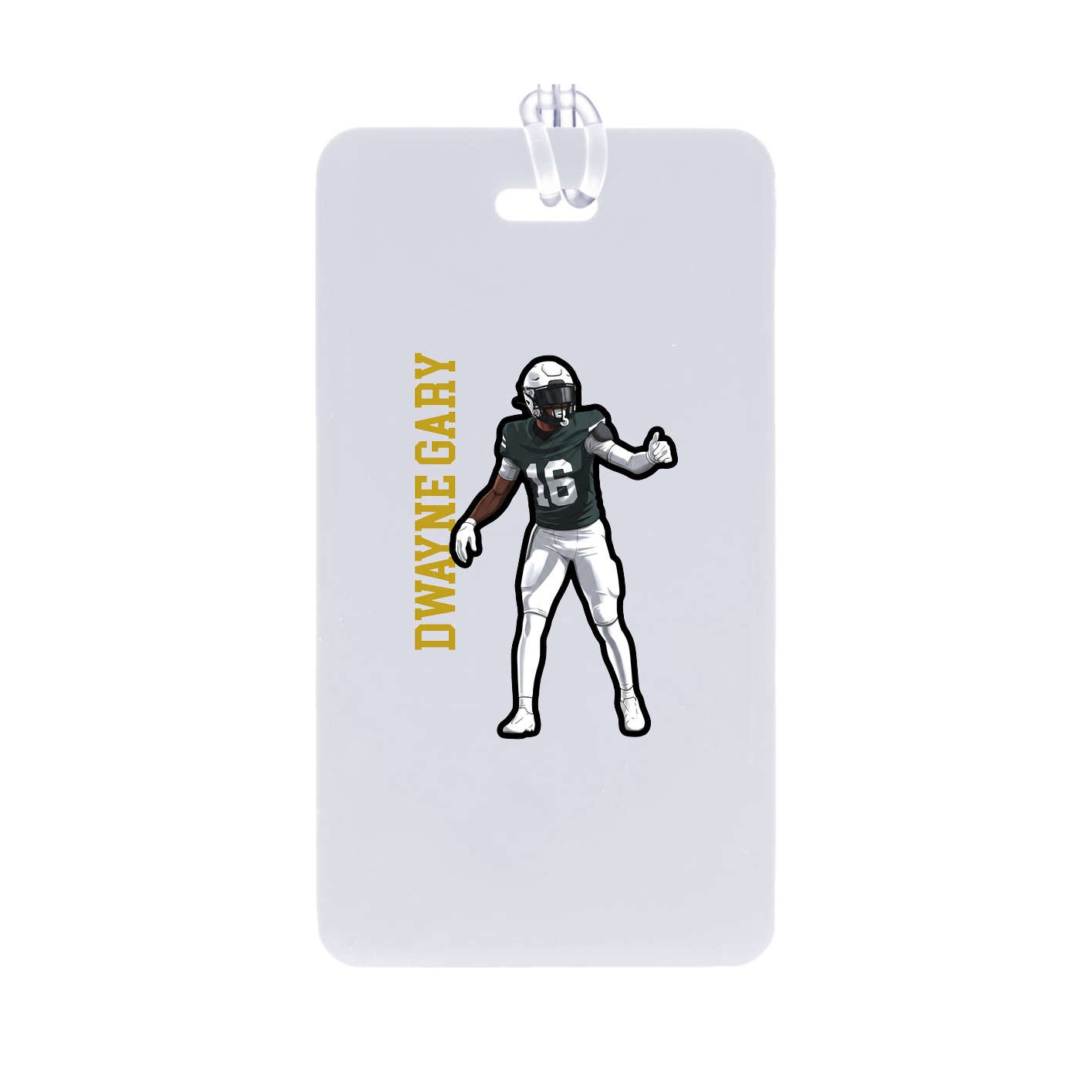 Bag Tag — Name Vertical in Classic