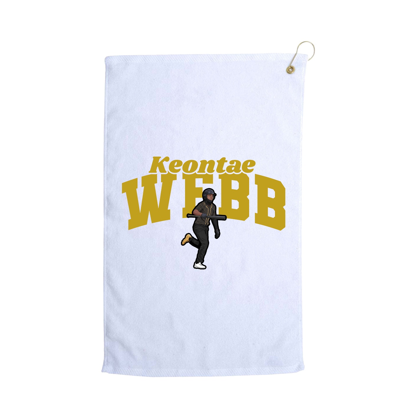 Golf Towel — Signature Arch in White