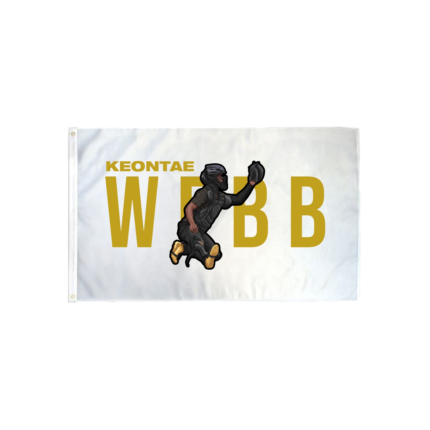 3x5 Flag — Player Name in Classic