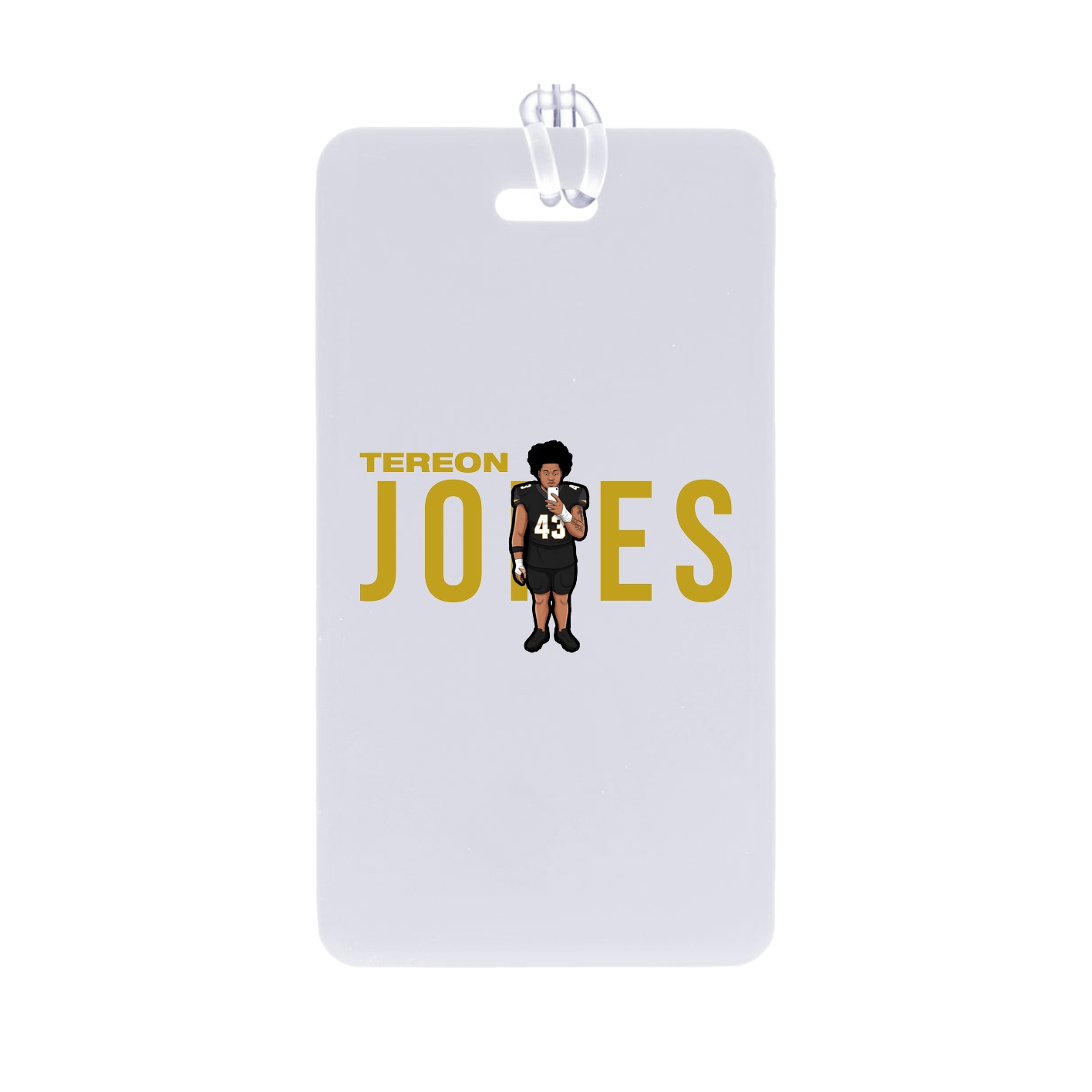 Bag Tag — Player Name in Classic