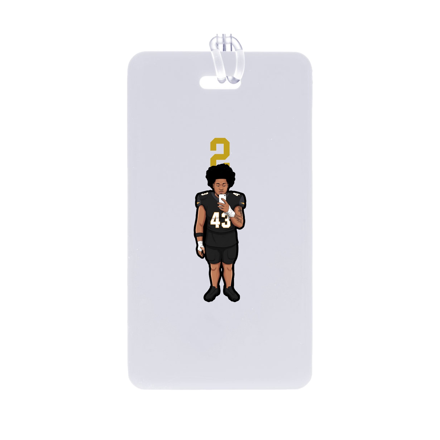 Bag Tag — Number Top in Classic