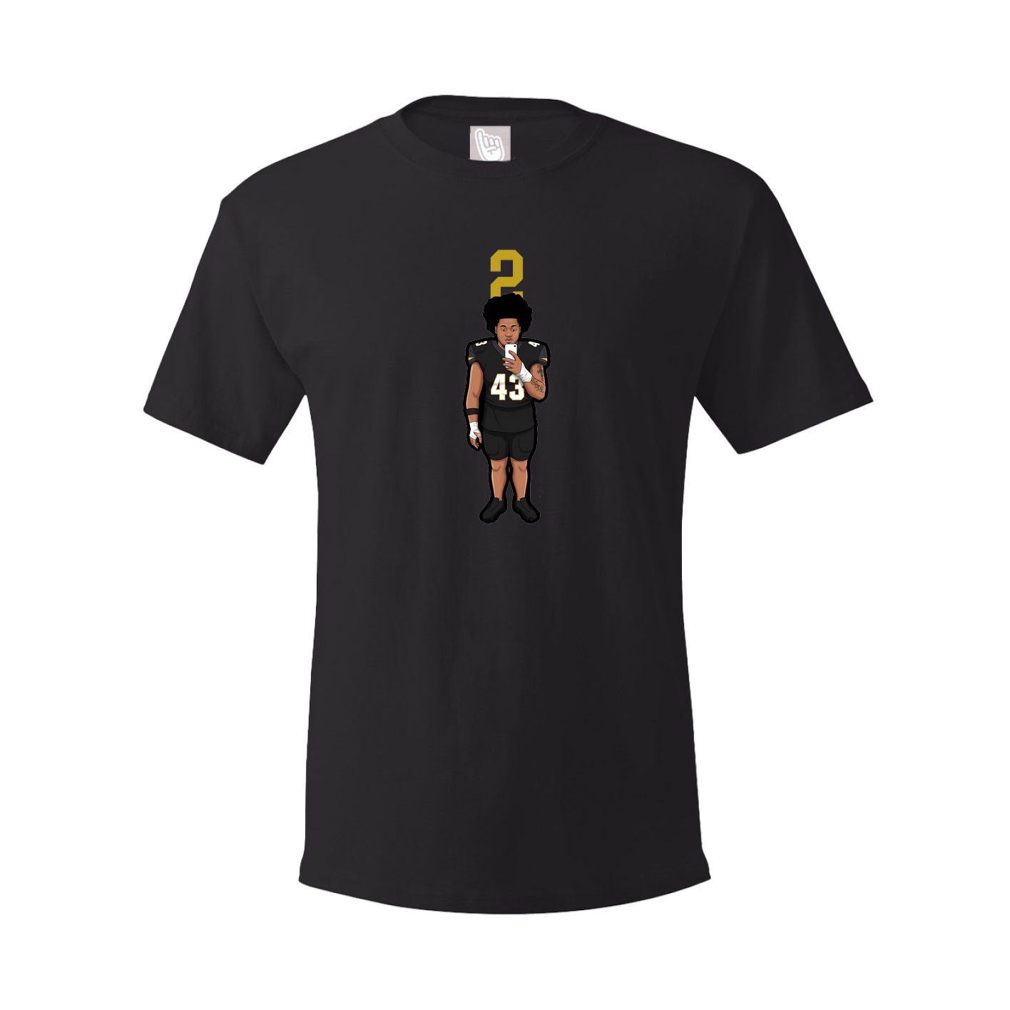 Tee — Number Top in Black