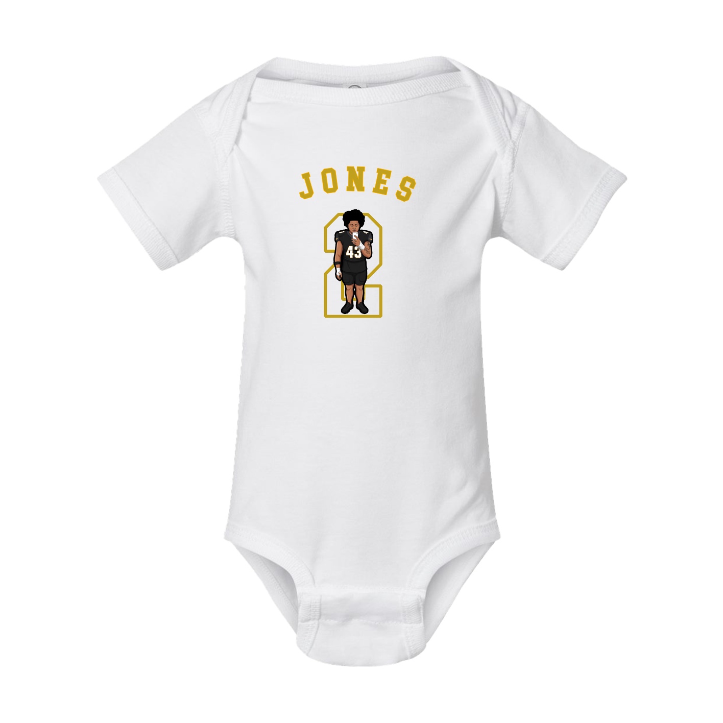 Baby Onesie — Shirsey Arch in White