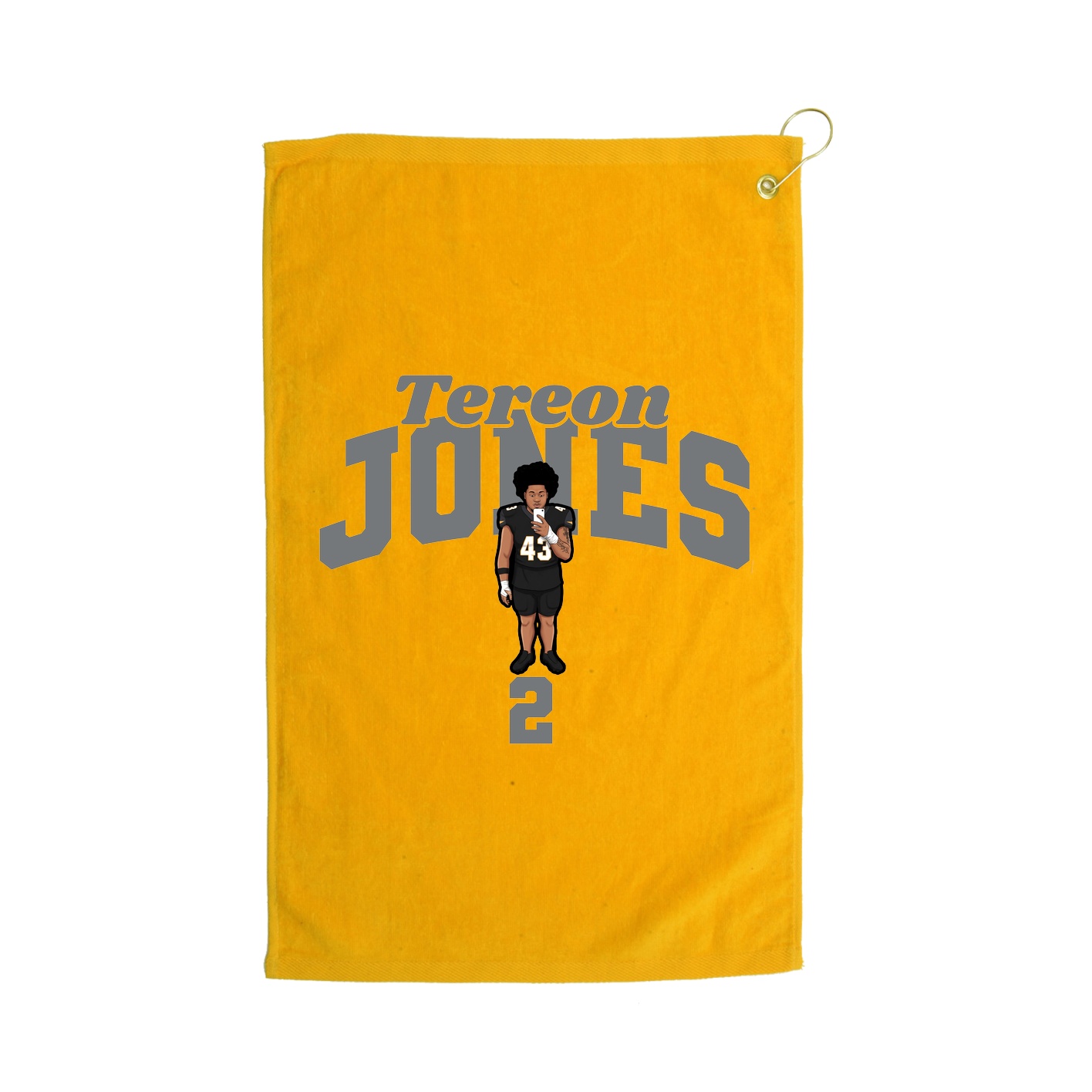 Golf Towel — Signature Arch in Gold