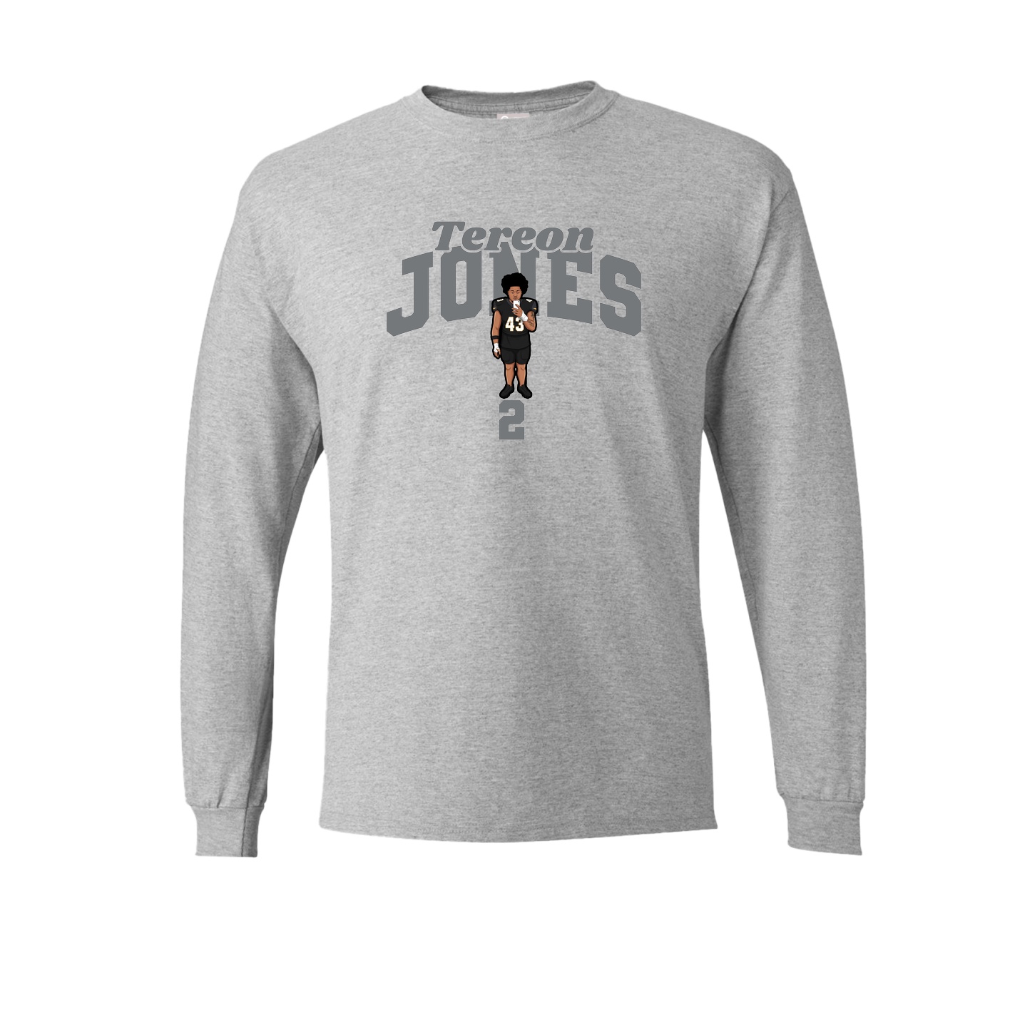 Long Sleeve Tee — Signature Arch in Grey