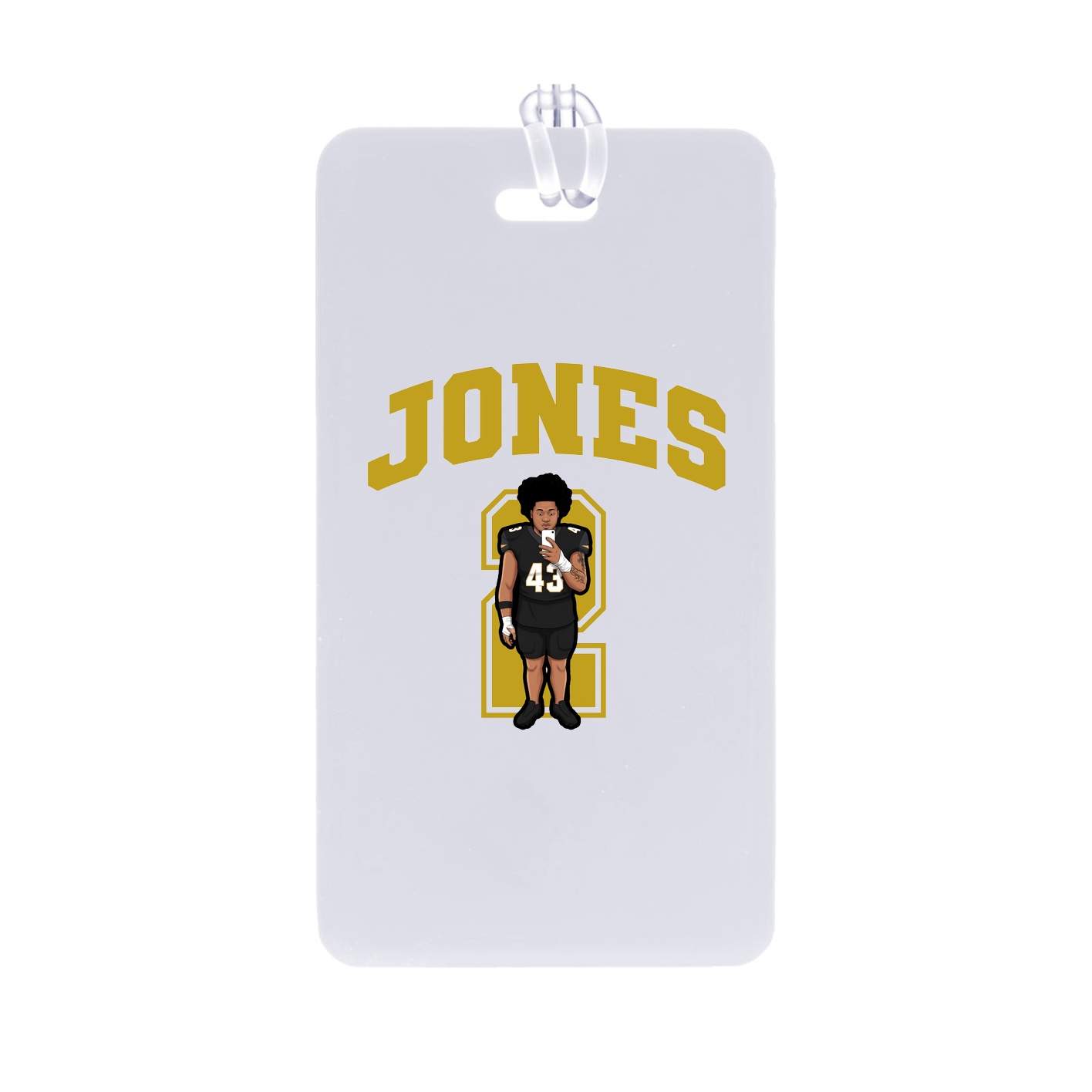 Bag Tag — Number in Classic