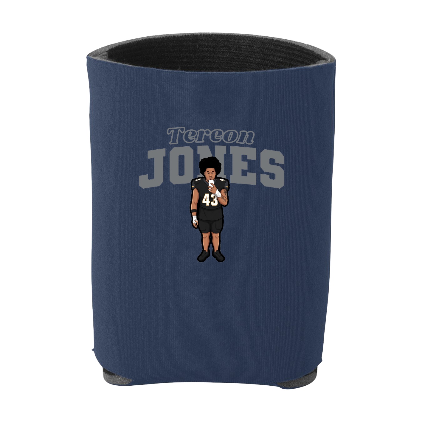 Can Holder — Name Arch in Navy