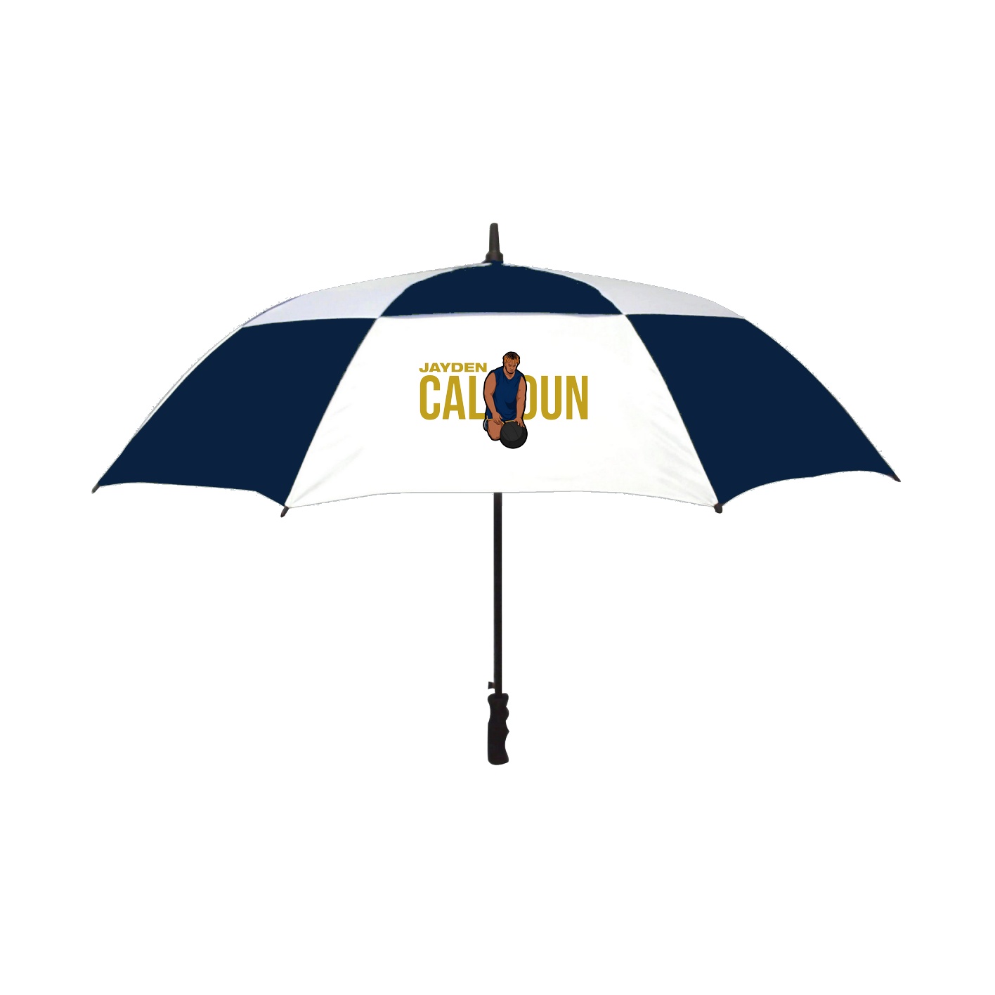 Golf Umbrella — Player Name in Navy