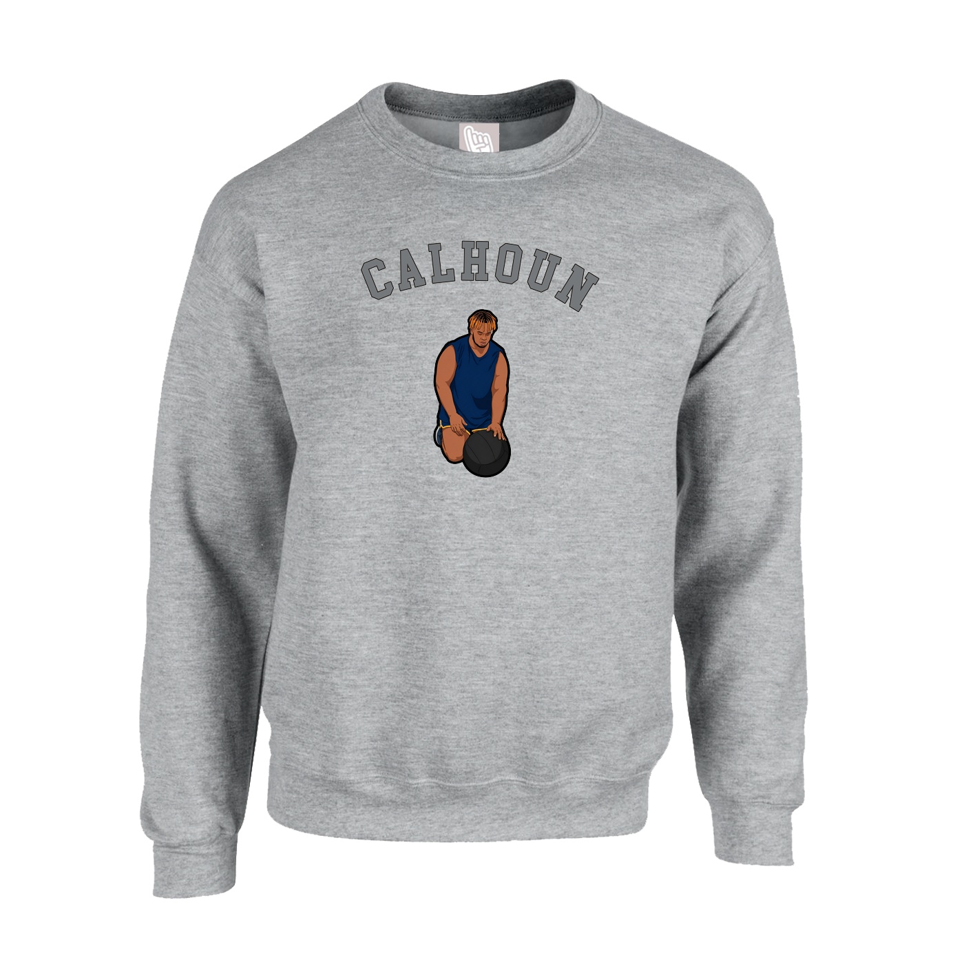 Fleece Crew — Shirsey Arch in Grey