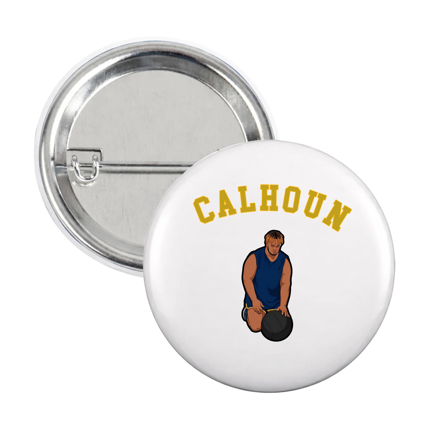 Game Day Button — Shirsey Arch in White