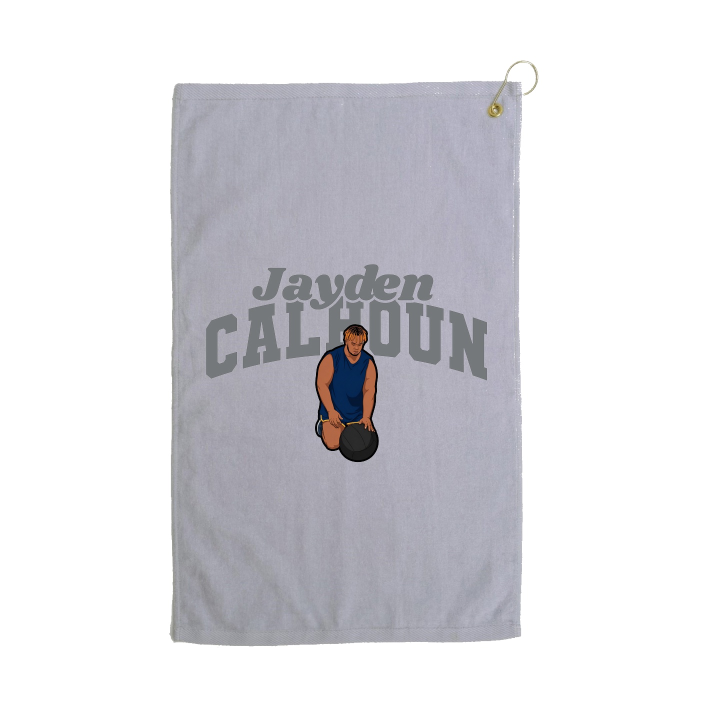 Golf Towel — Signature Arch in Grey
