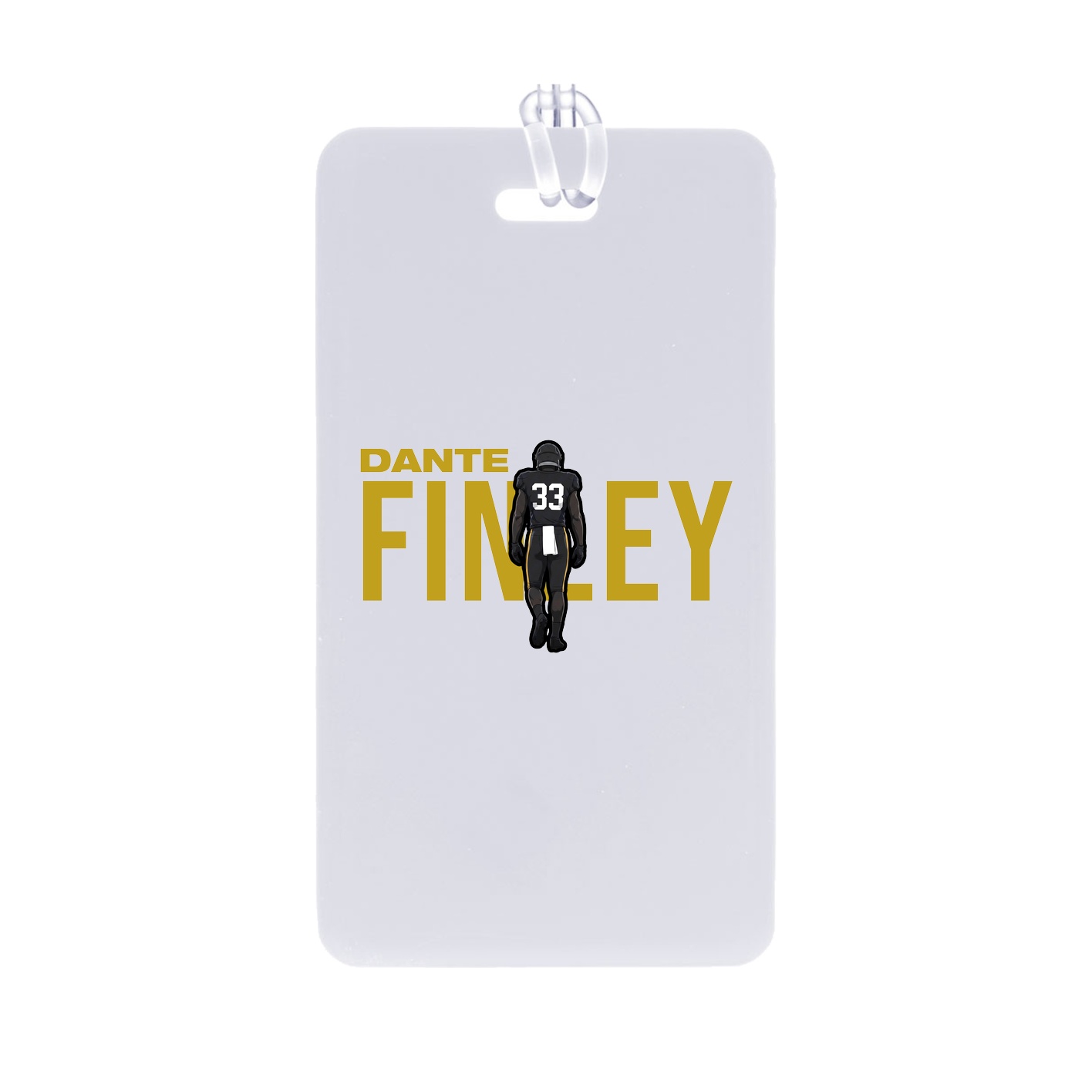 Bag Tag — Player Name in Classic