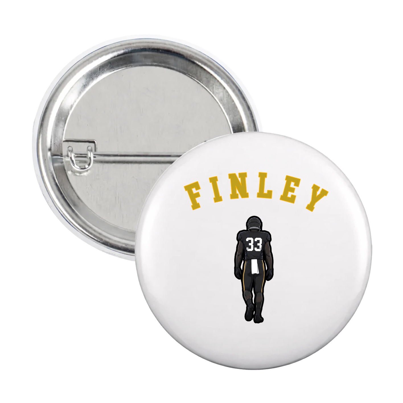 Game Day Button — Shirsey Arch in White
