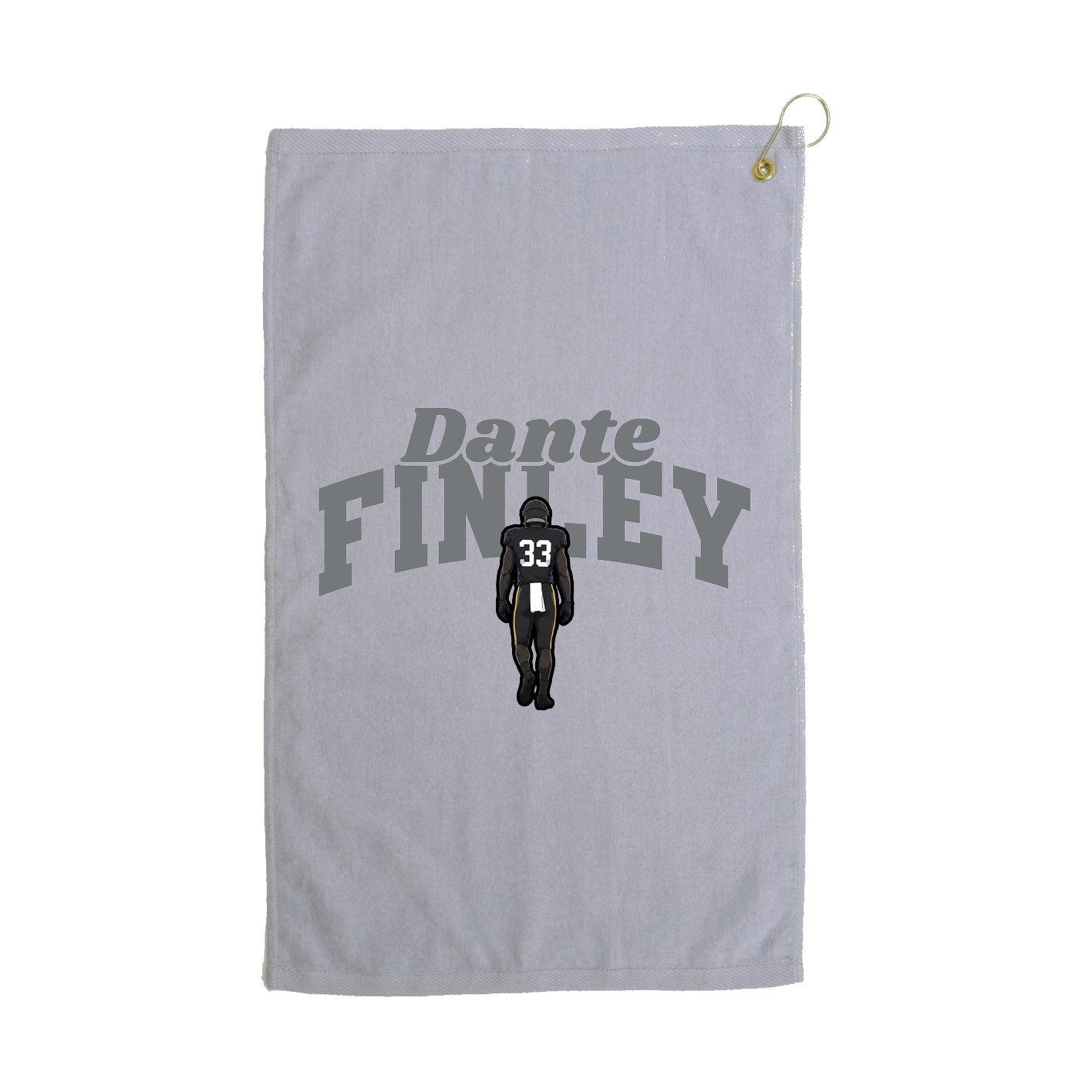 Golf Towel — Signature Arch in Grey