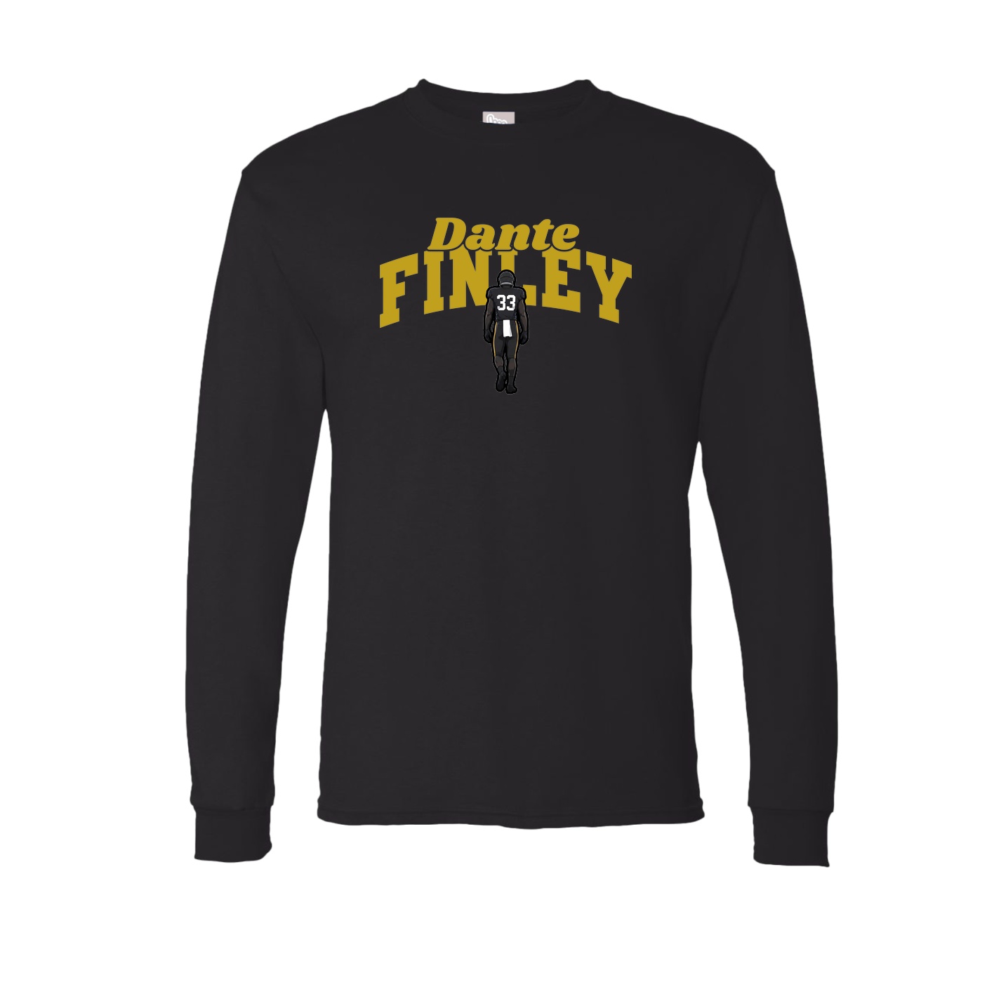 Long Sleeve Tee — Signature Arch in Black