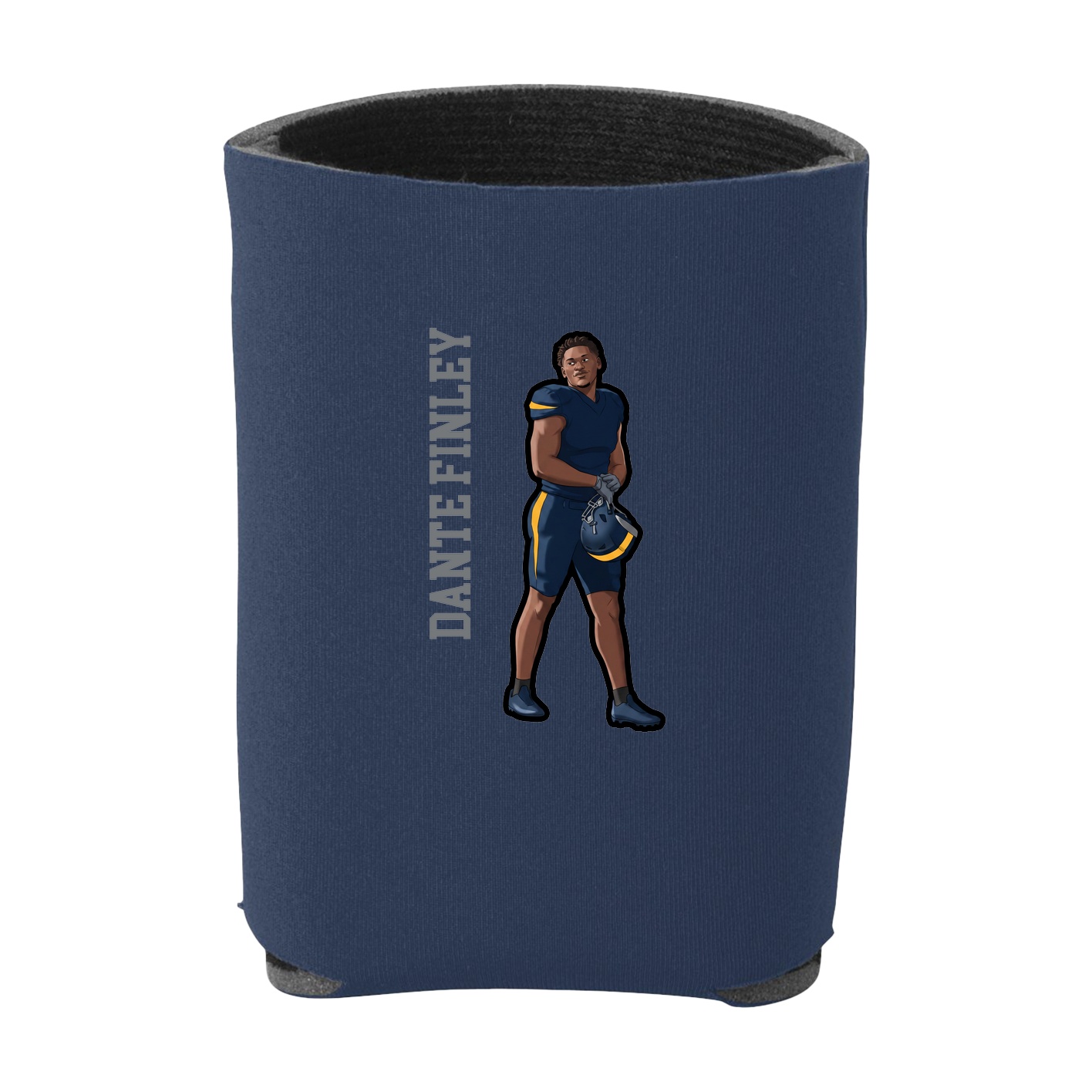 Can Holder — Name Vertical in Navy