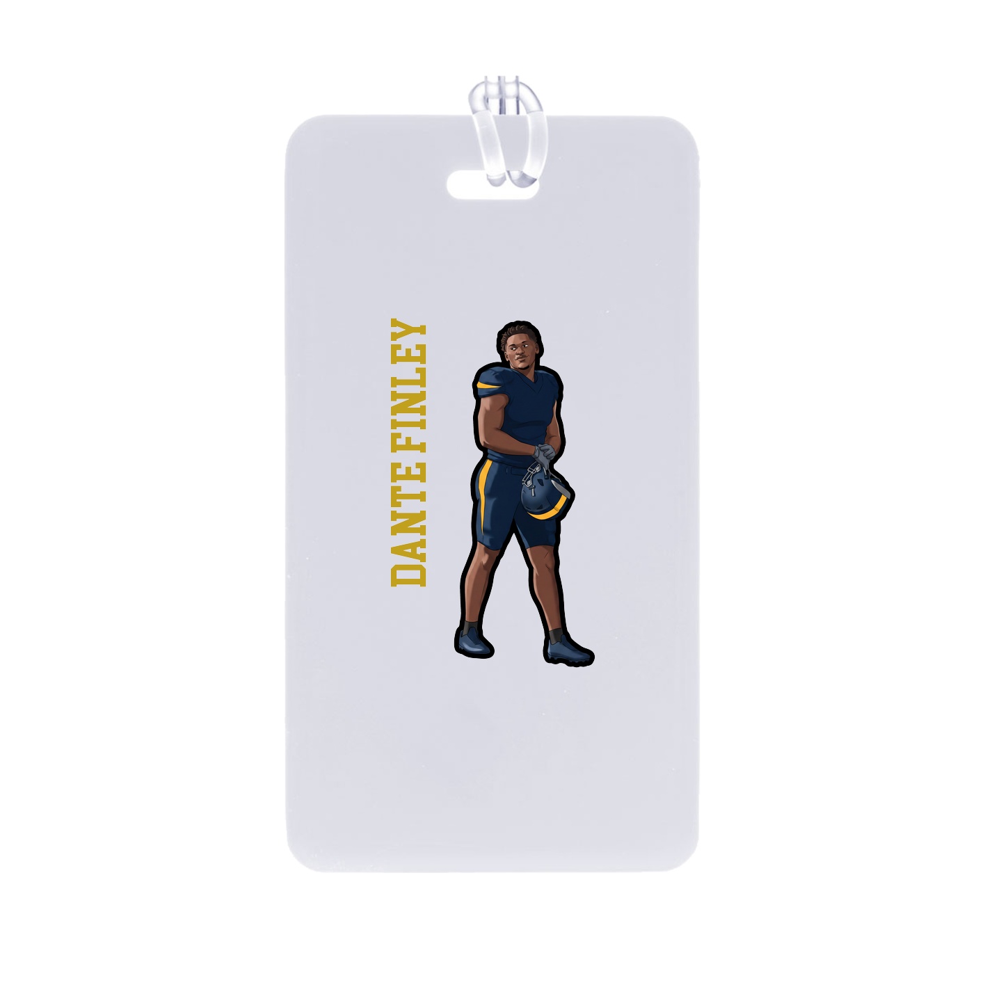 Bag Tag — Name Vertical in Classic