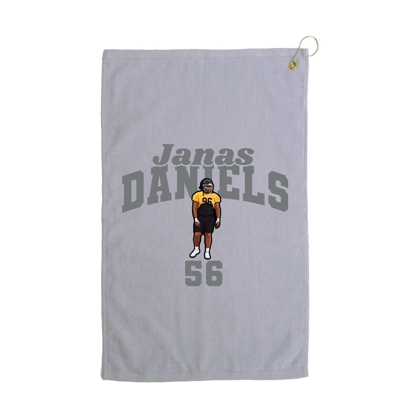 Golf Towel — Signature Arch in Grey