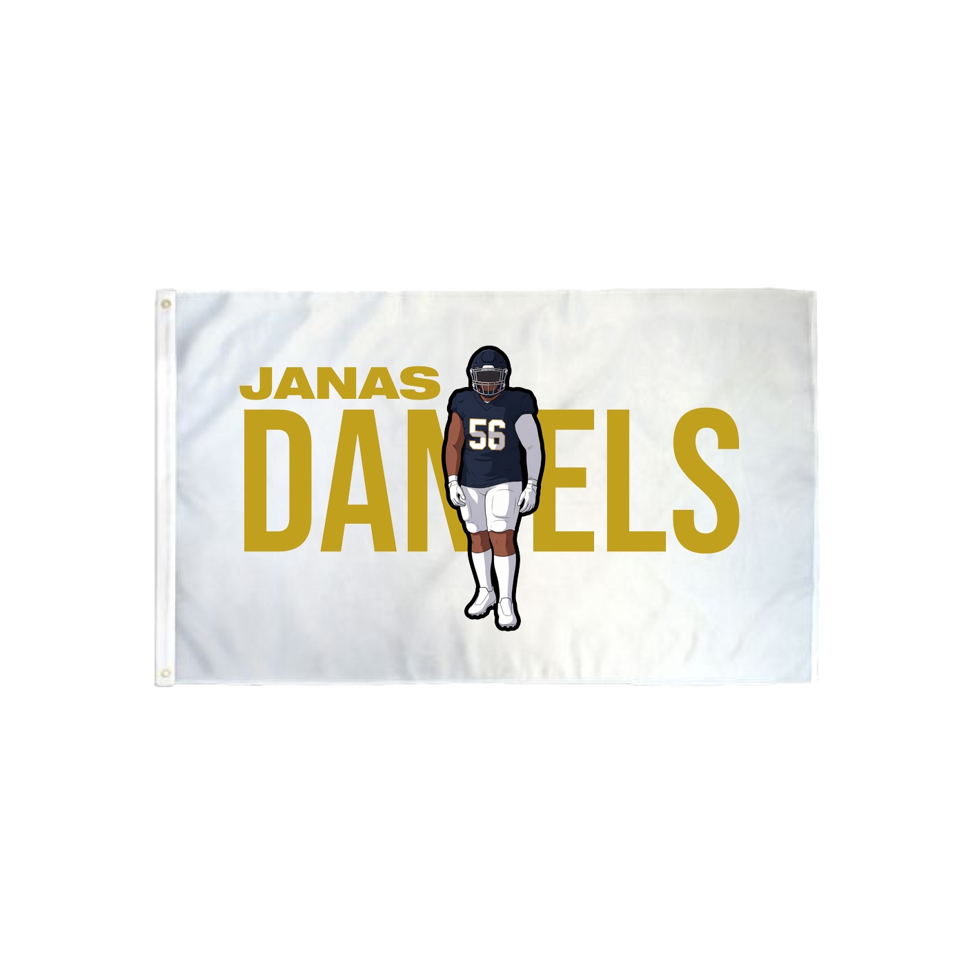 3x5 Flag — Player Name in Classic
