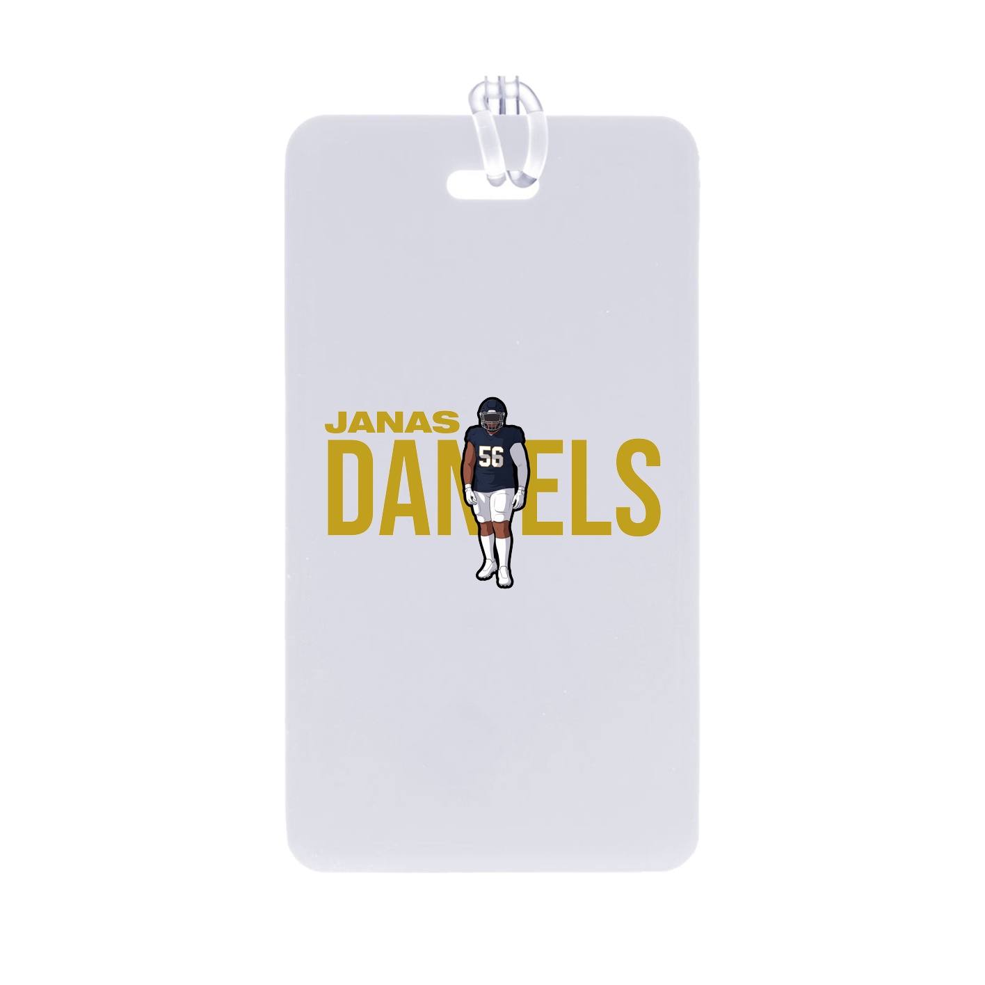 Bag Tag — Player Name in Classic