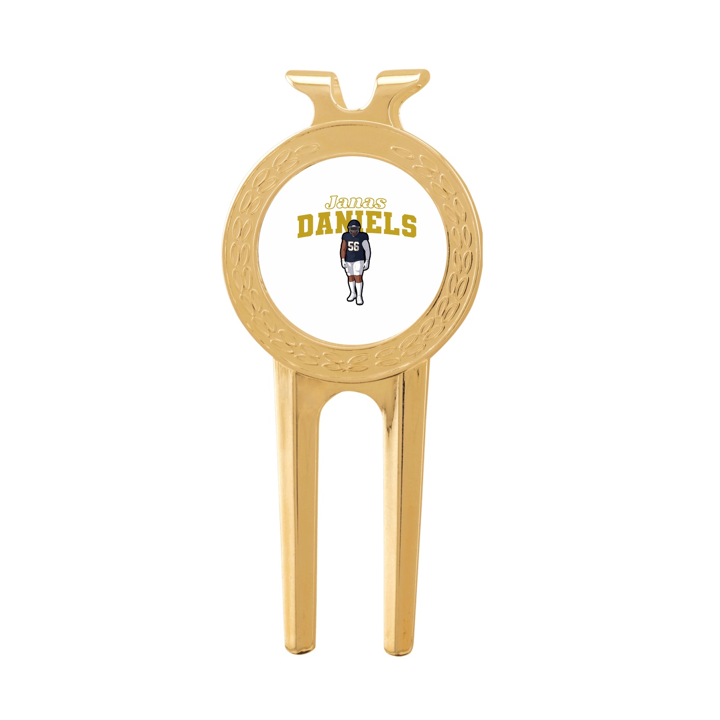 Divot Tool with Ball Marker — Name Arch in Classic