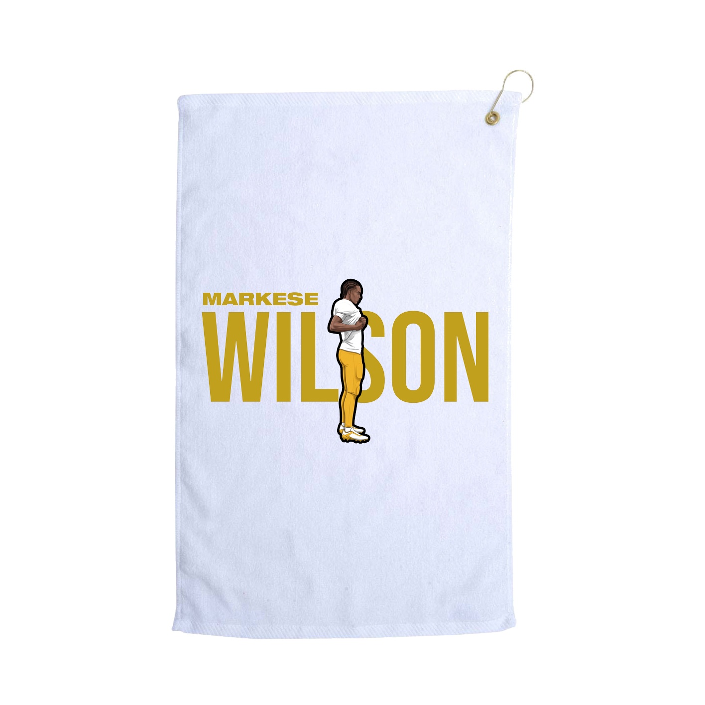 Golf Towel — Player Name in White