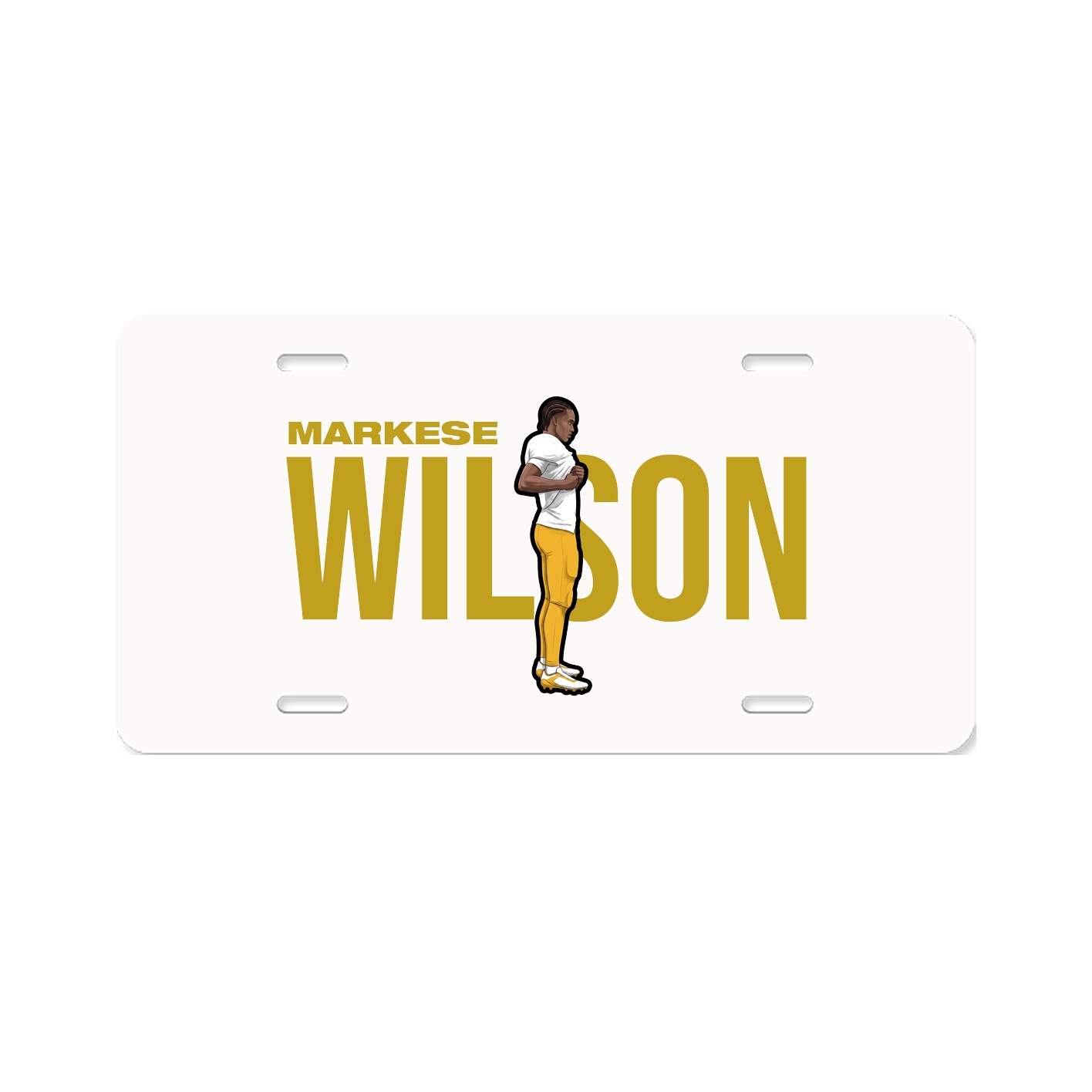 License Plate — Player Name in Classic