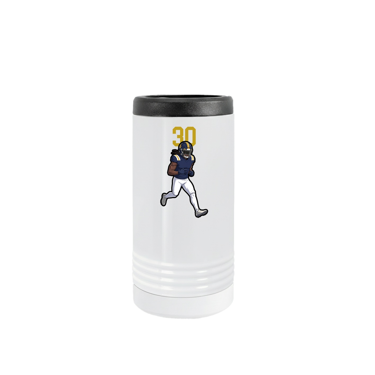 Slim Beverage Holder — Number Top in White
