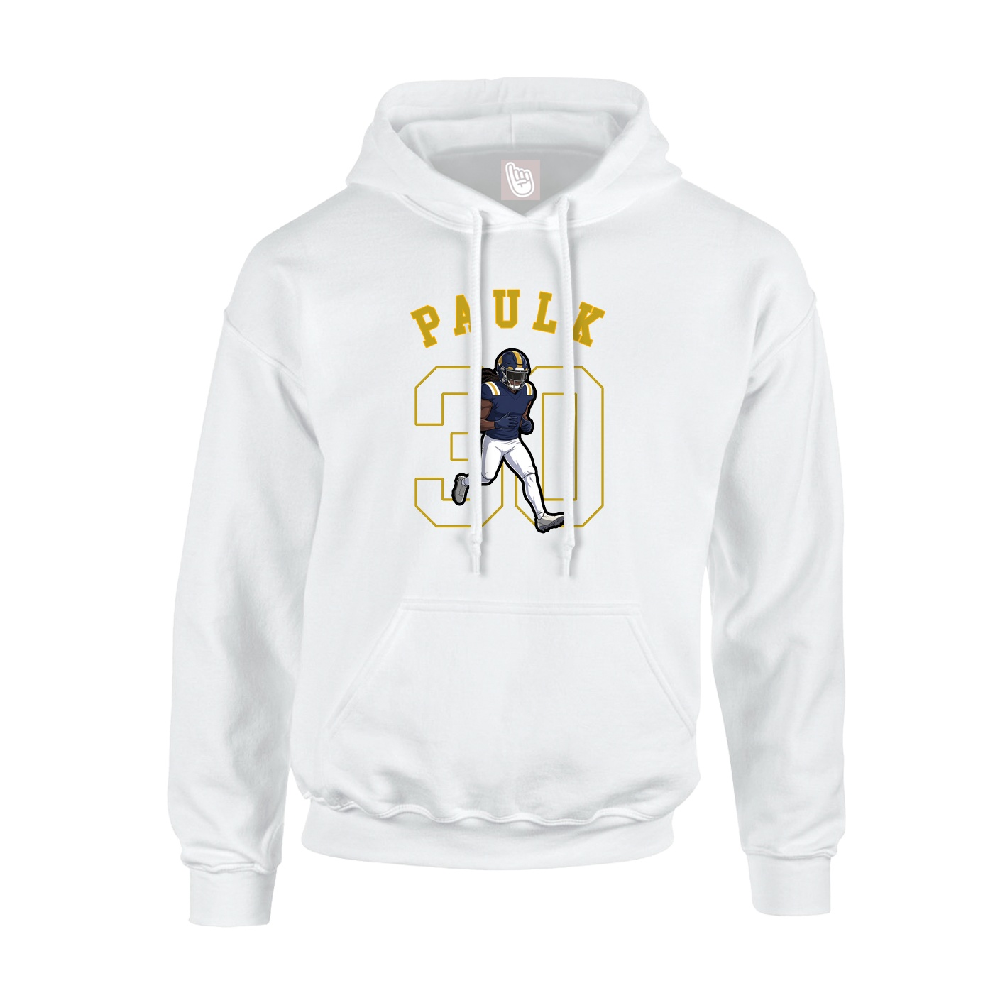 Youth Hoodie — Shirsey Arch in White