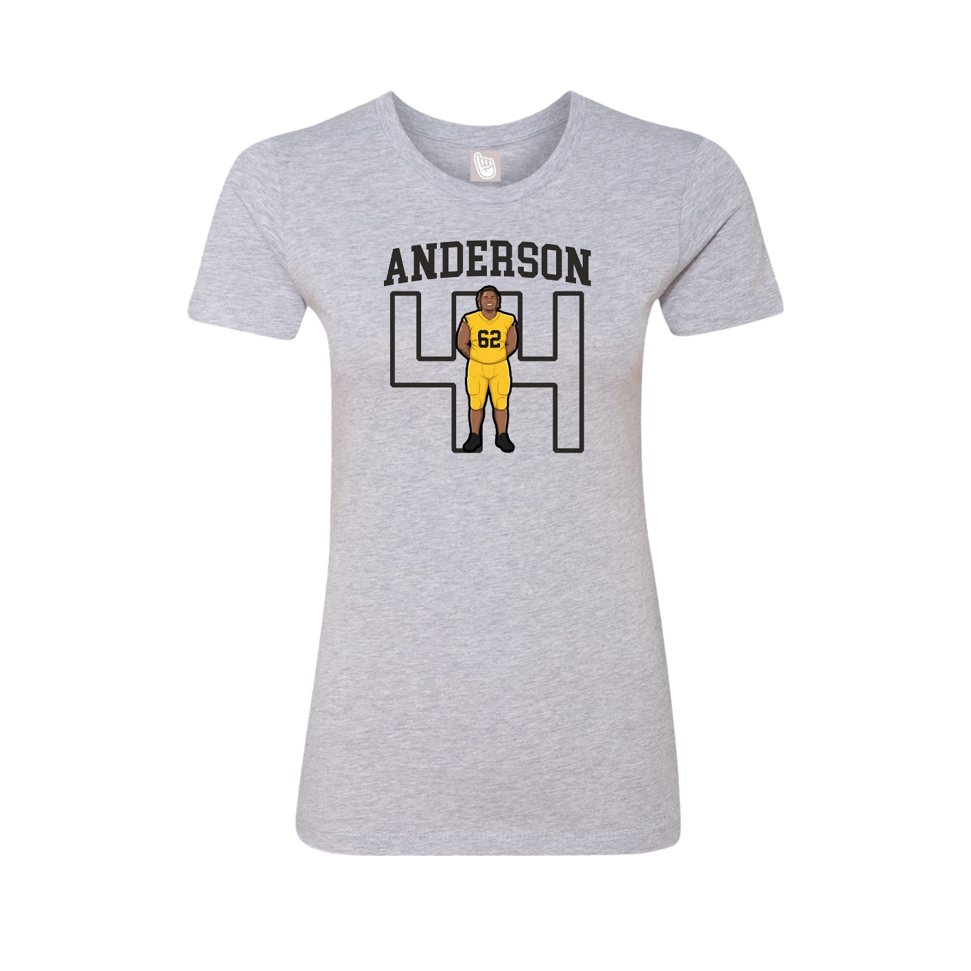Fitted Women's Tee — Shirsey in Grey