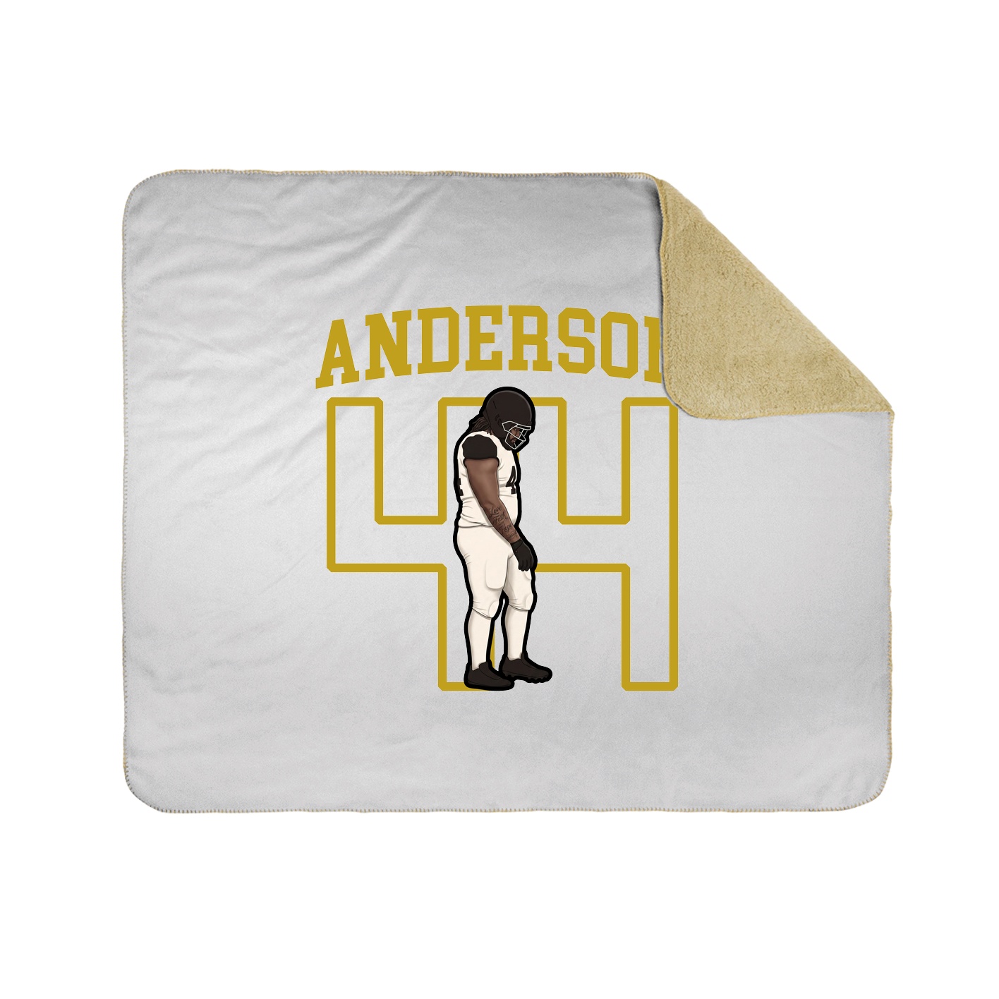 50x60 Sherpa Lined Throw Blanket