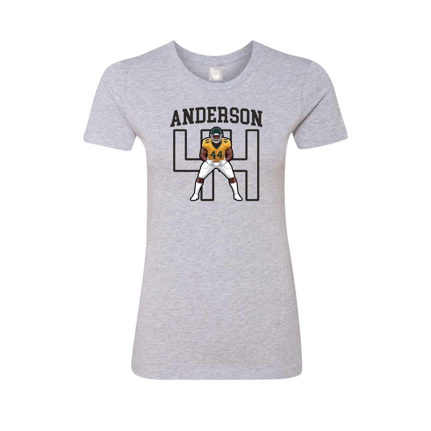 Fitted Women's Tee — Shirsey in Grey