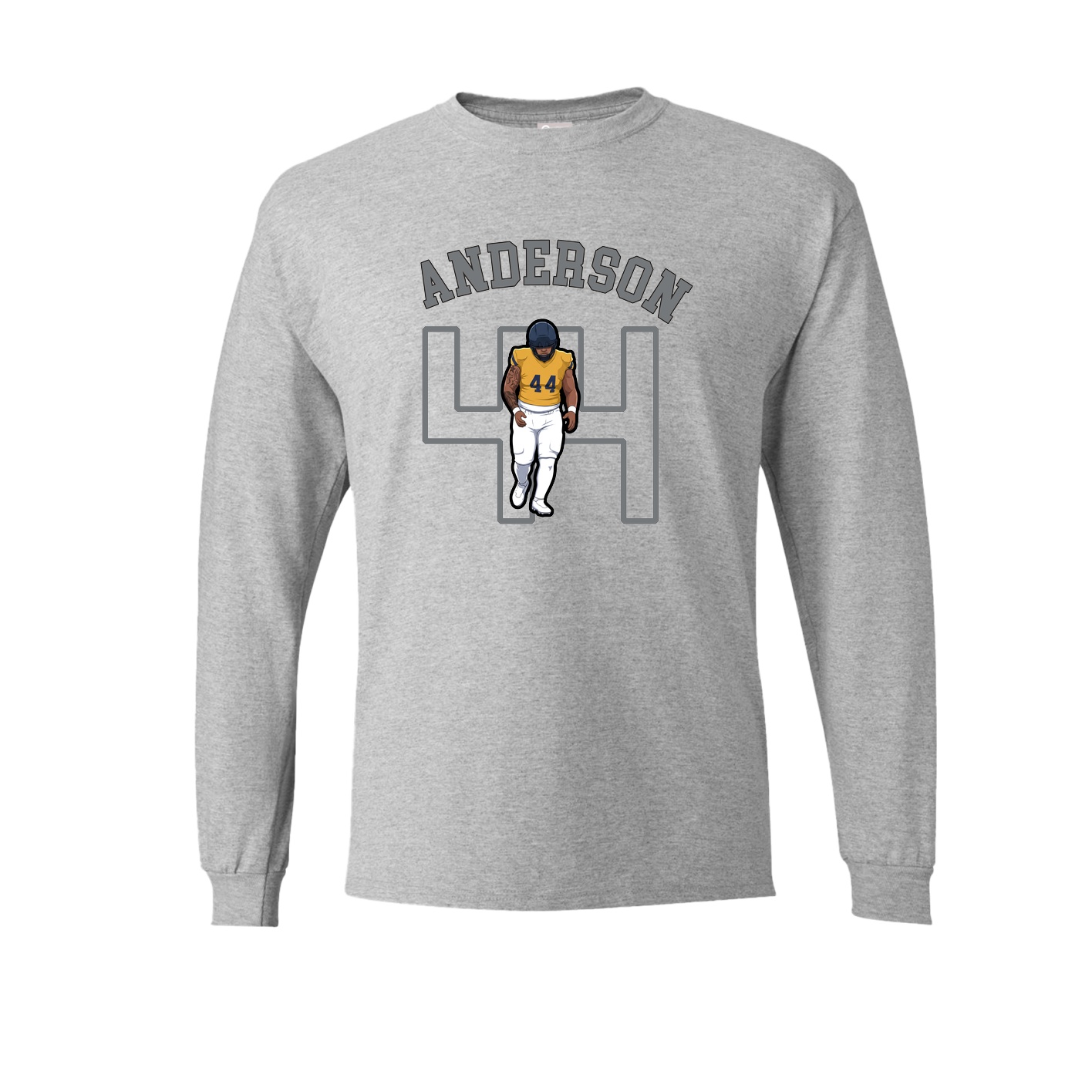 Long Sleeve Tee — Shirsey Arch in Grey