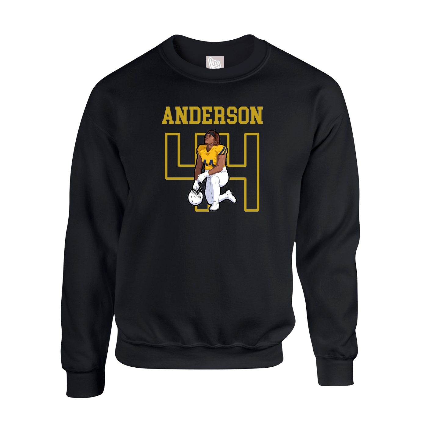 Fleece Crew — Shirsey in Black