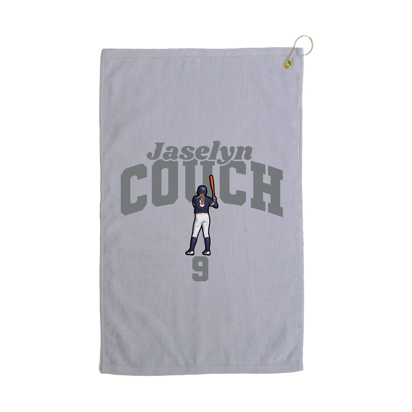 Golf Towel — Signature Arch in Grey