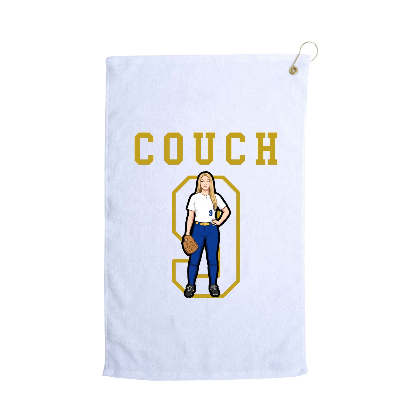 Golf Towel — Shirsey in White