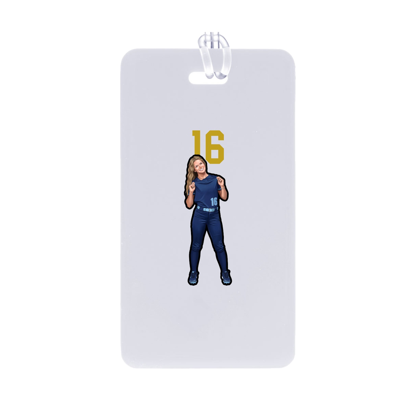 Bag Tag — Number Top in Classic