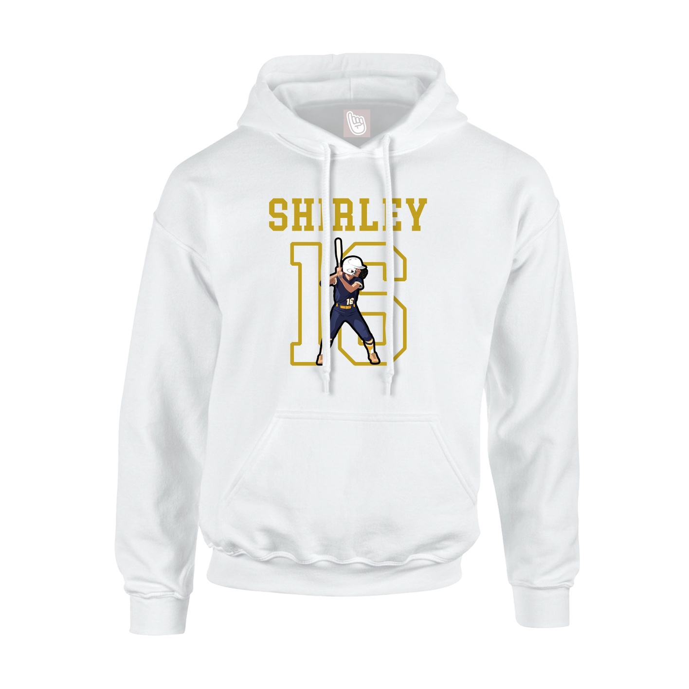 Youth Hoodie — Shirsey in White