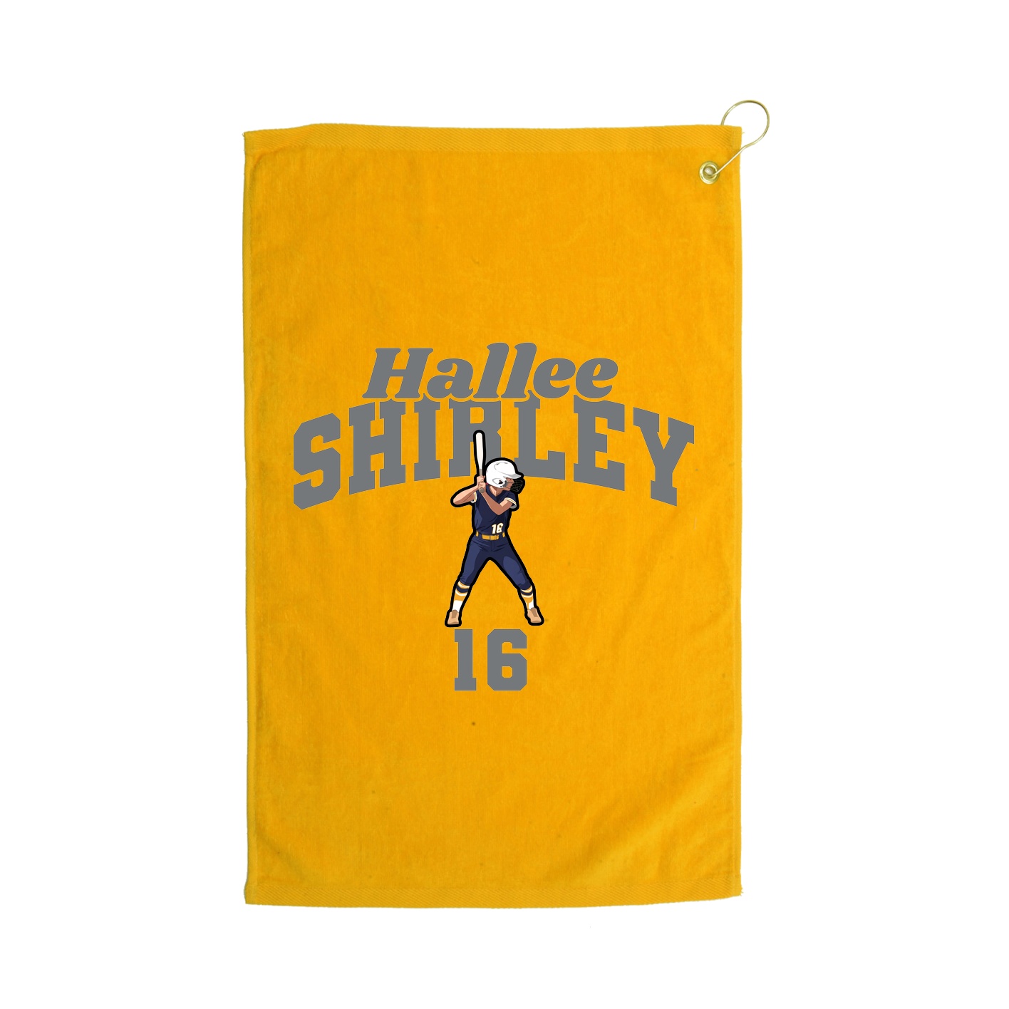 Golf Towel — Signature Arch in Gold