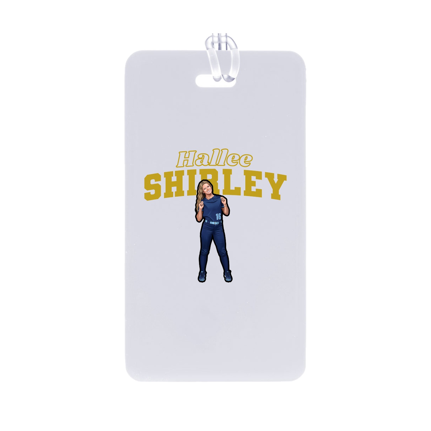 Bag Tag — Name Arch in Classic