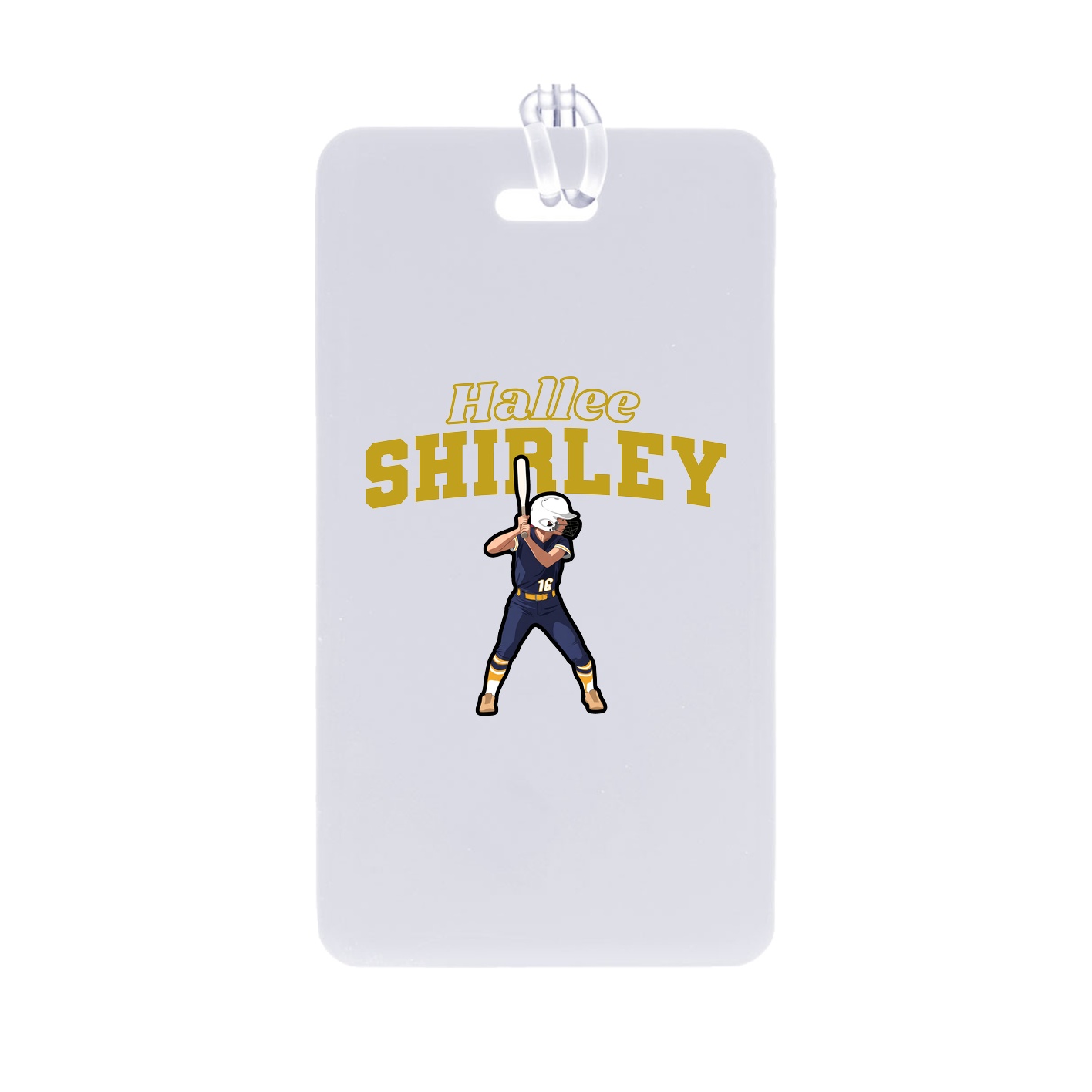 Bag Tag — Name Arch in Classic