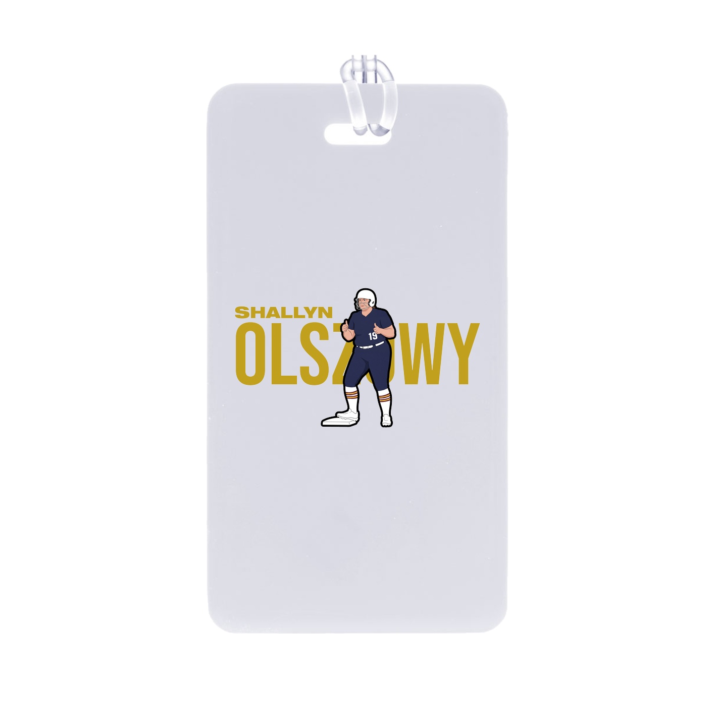 Bag Tag — Player Name in Classic