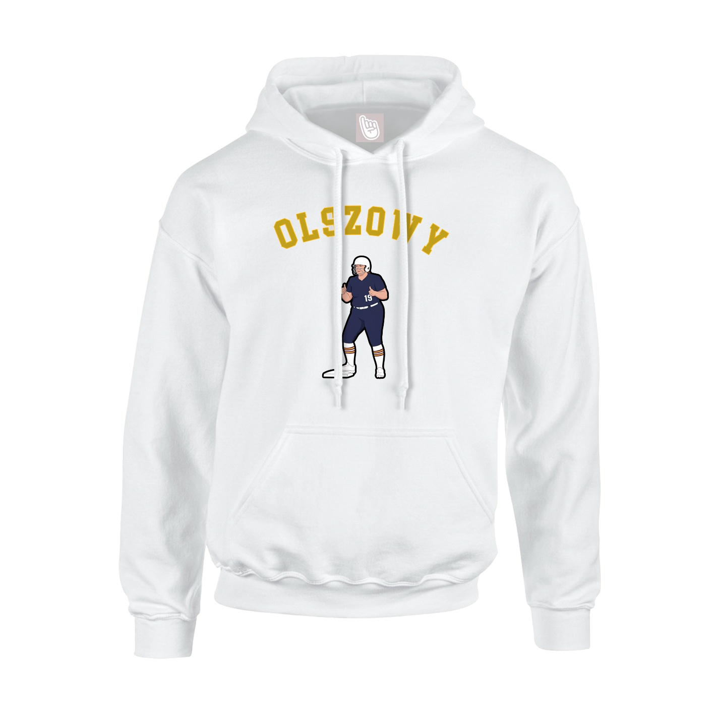 Youth Hoodie — Shirsey Arch in White