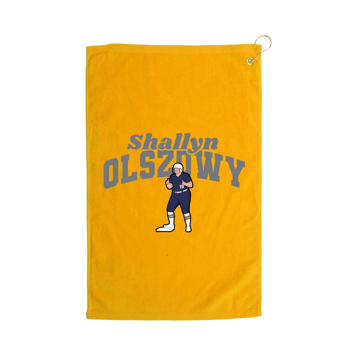 Golf Towel — Signature Arch in Gold