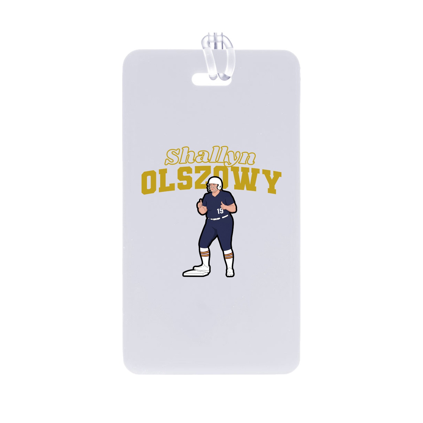 Bag Tag — Name Arch in Classic