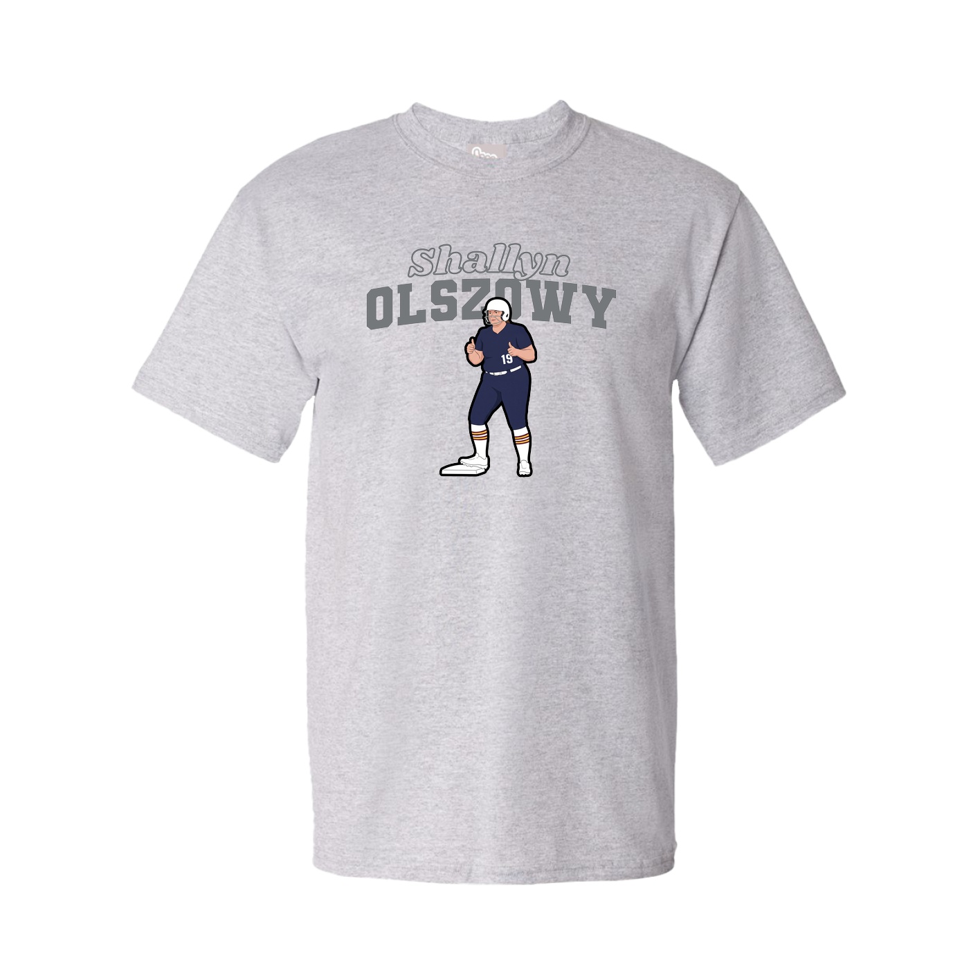 Tee — Name Arch in Grey