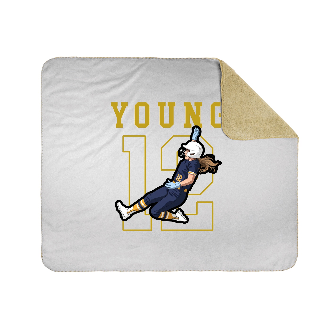 Throw Blanket — Shirsey in White